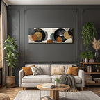 Abstract Design Circles Earth Tones Geometric Modern Aesthetics