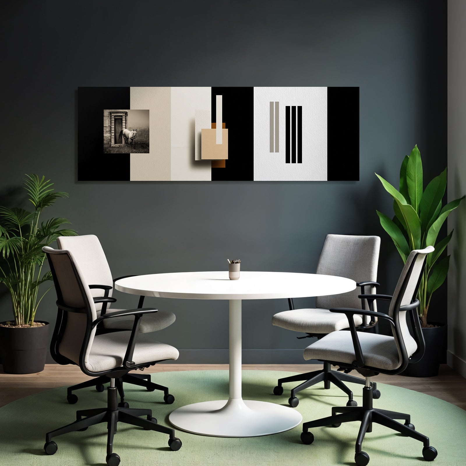 Abstract Design Horse Architecture