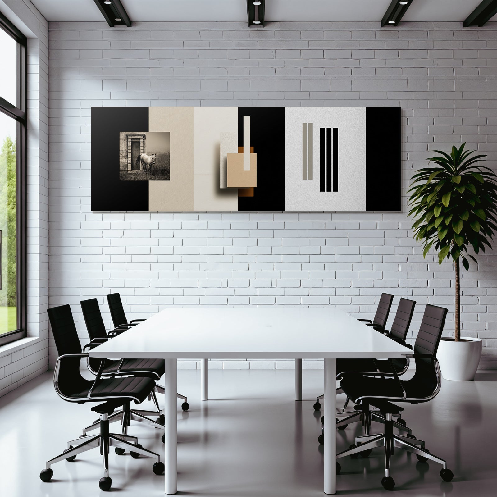 Abstract Design Horse Architecture