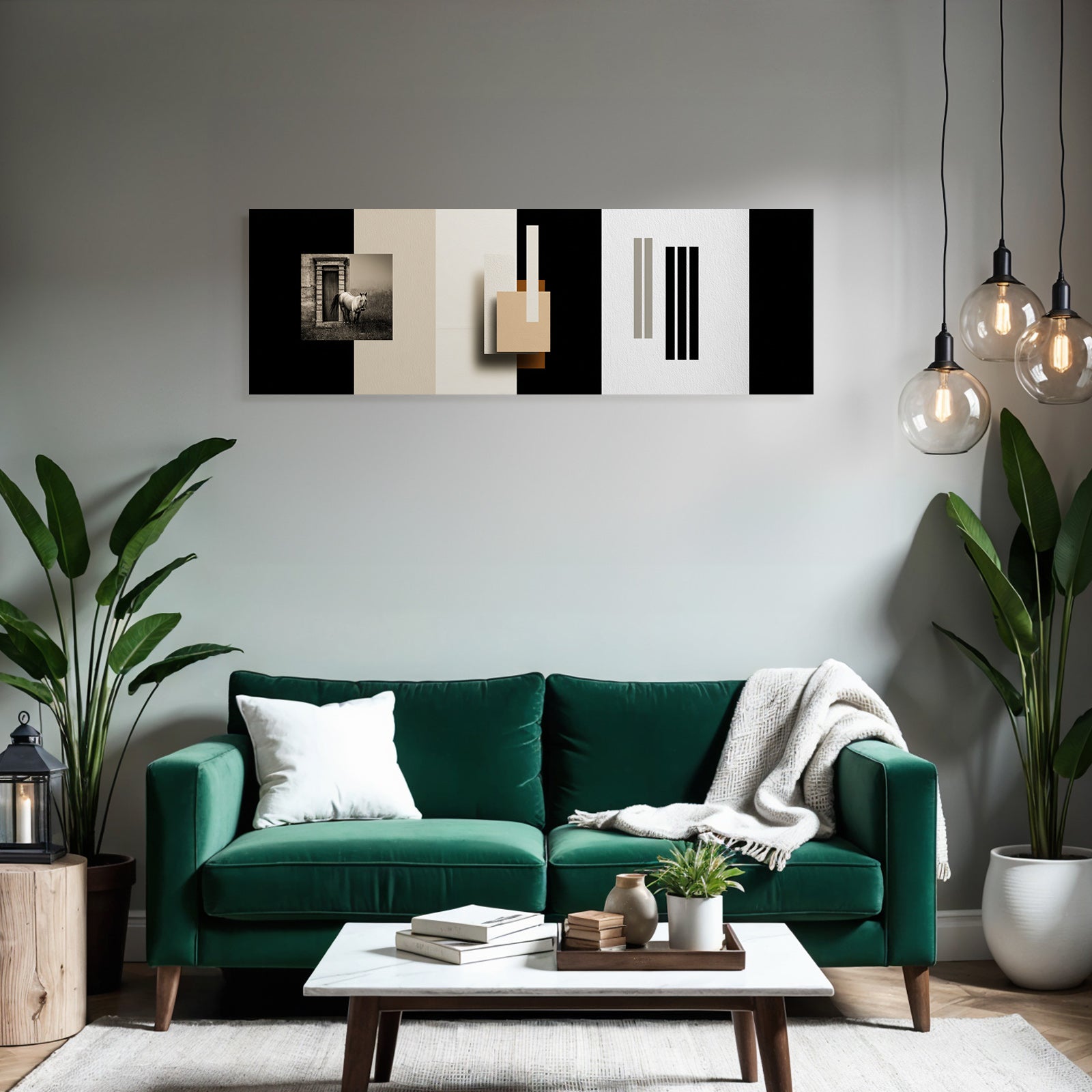 Abstract Design Horse Architecture