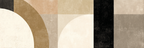 Abstraktes Geometrisches Design Mit Vielen Formen In Muted Farben | Modern Basic | Einrichtungsstile