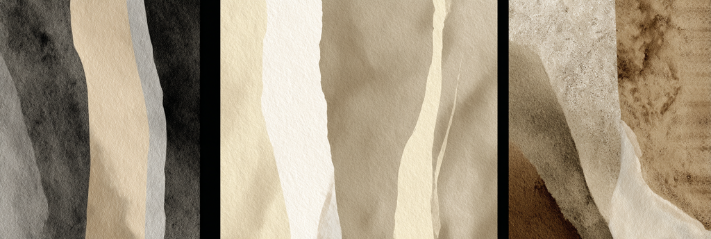 Abstraktes Kunstwerk Drei Vertikale Panele Moderne Minimalistische Kunst | Modern Basic | Einrichtungsstile