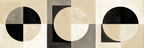 Abstraktes Kunstwerk Geometrische Formen Sw Beige | Modern Basic | Einrichtungsstile