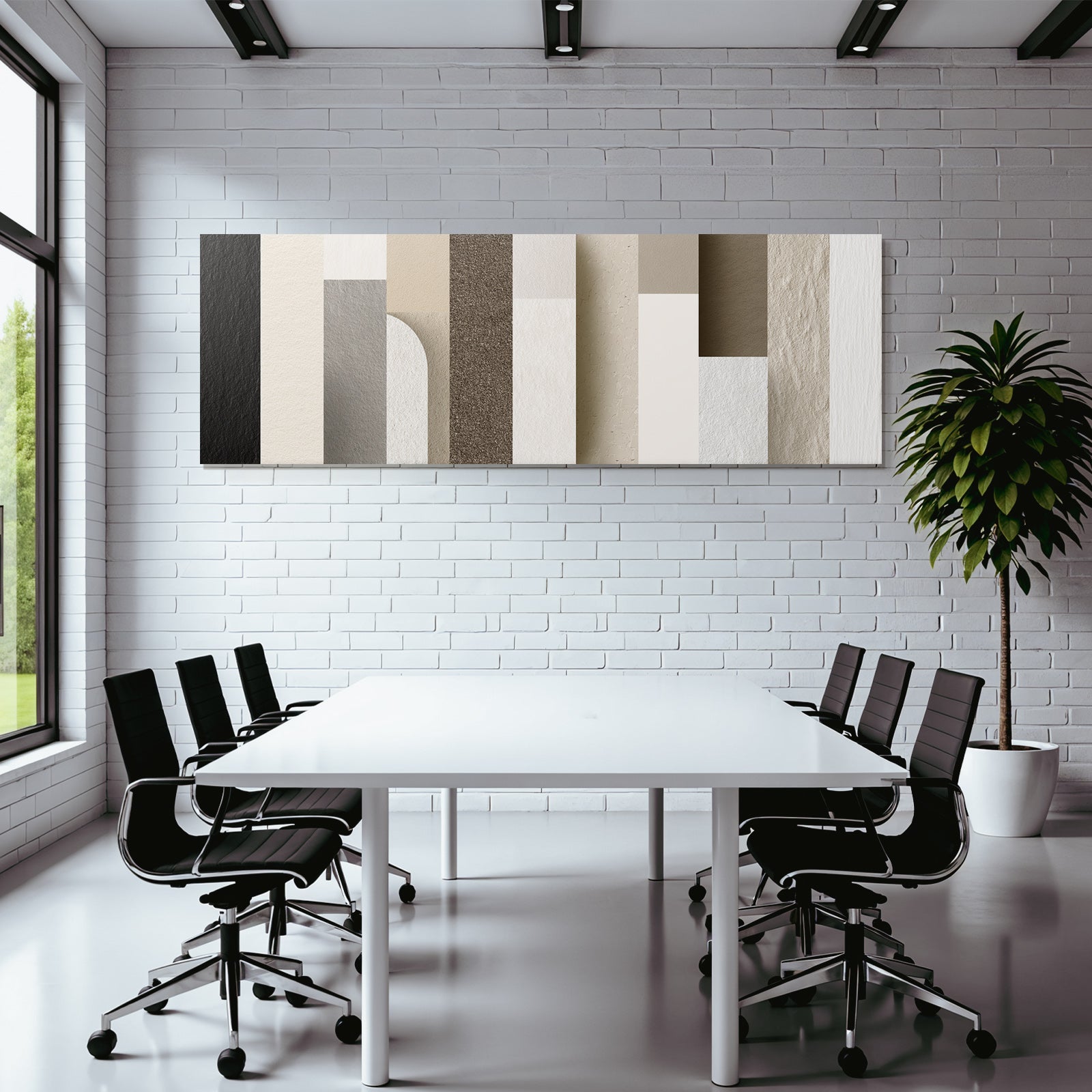 Materialproben Neutrale Toene Texturen Farbe Palette
