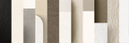 Materialproben Neutrale Toene Texturen Farbe Palette | Modern Basic | Einrichtungsstile