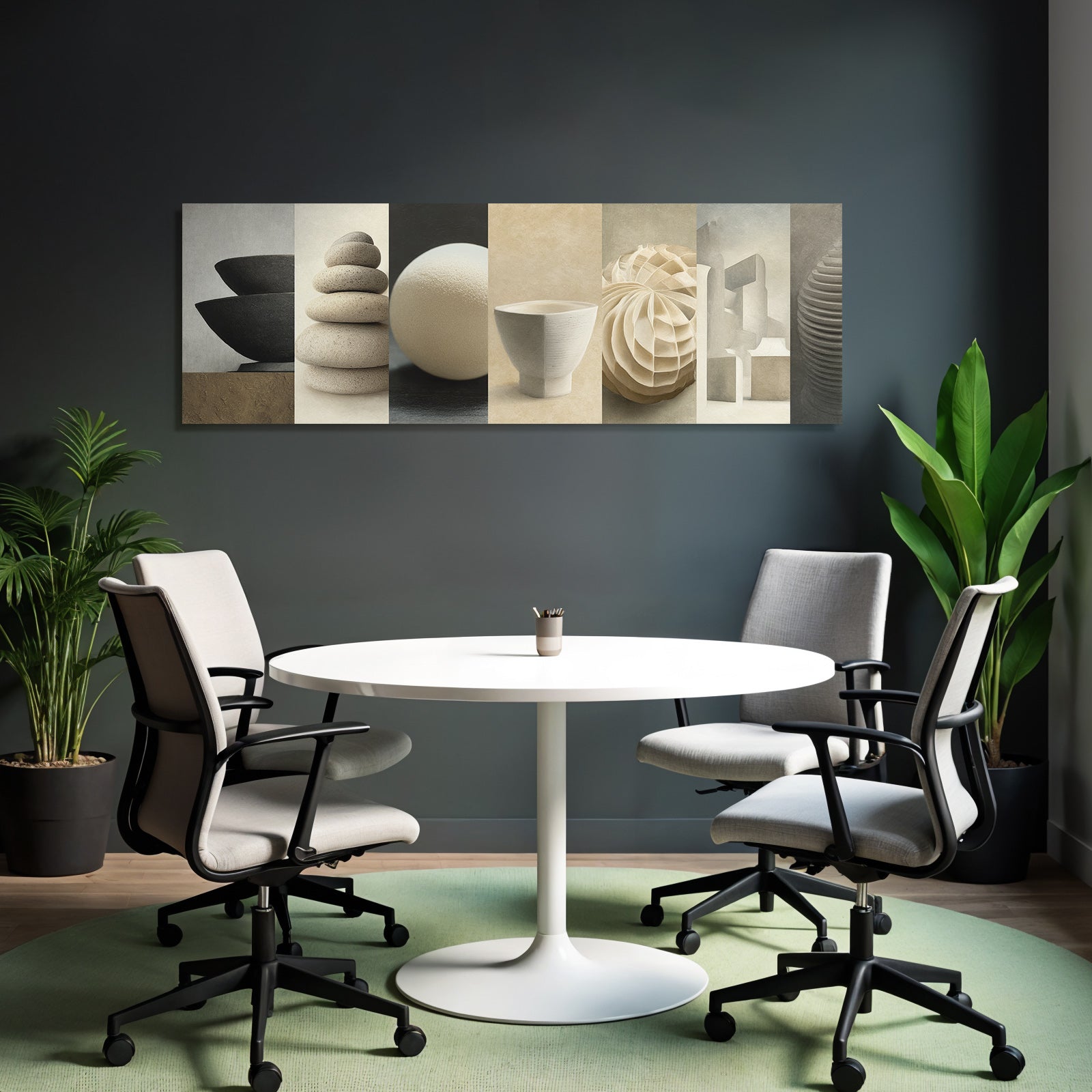 Minimalistische Und Abstrakte Objekte Harmonie Fom Balance