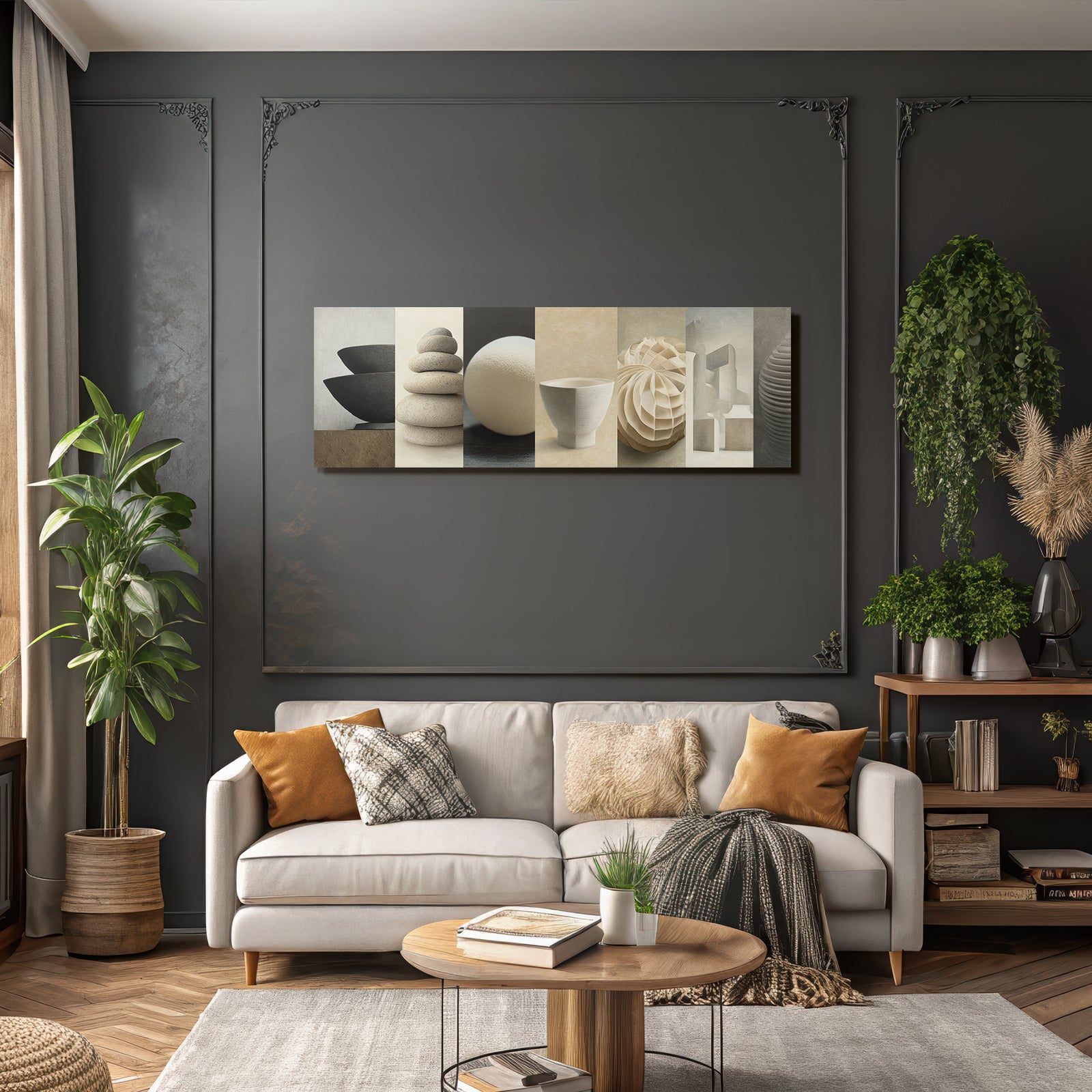 Minimalistische Und Abstrakte Objekte Harmonie Fom Balance