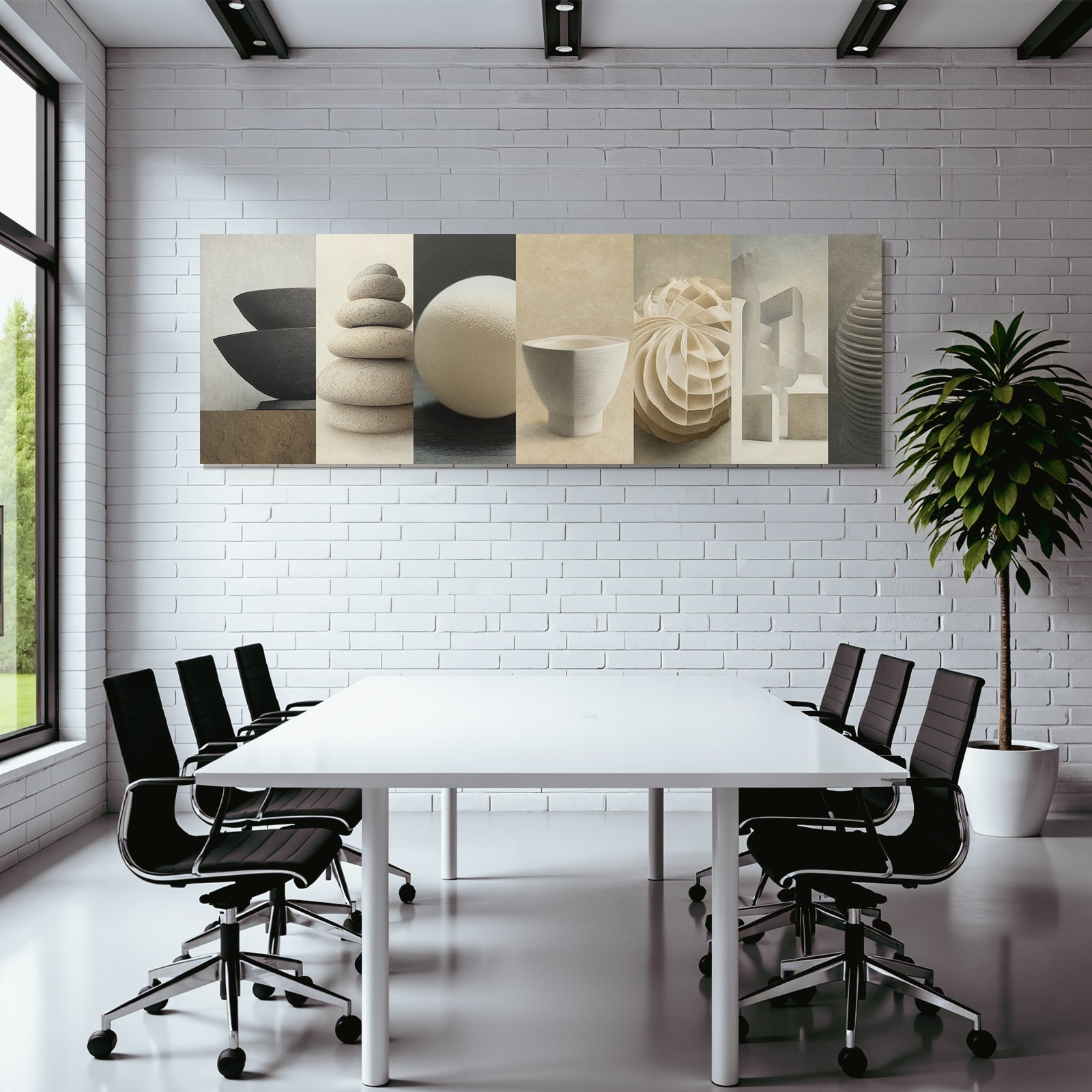 Minimalistische Und Abstrakte Objekte Harmonie Fom Balance
