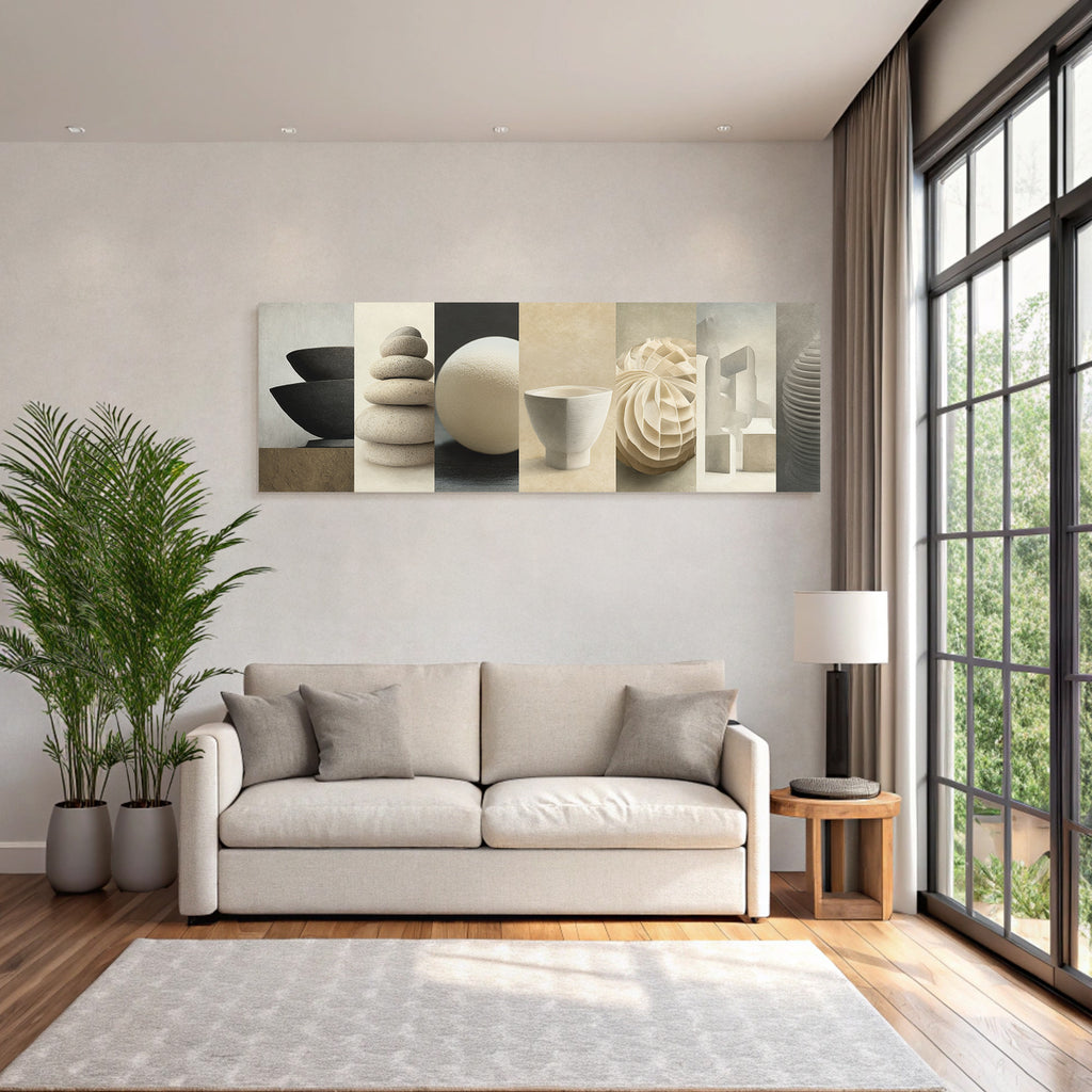 Minimalistische Und Abstrakte Objekte Harmonie Fom Balance