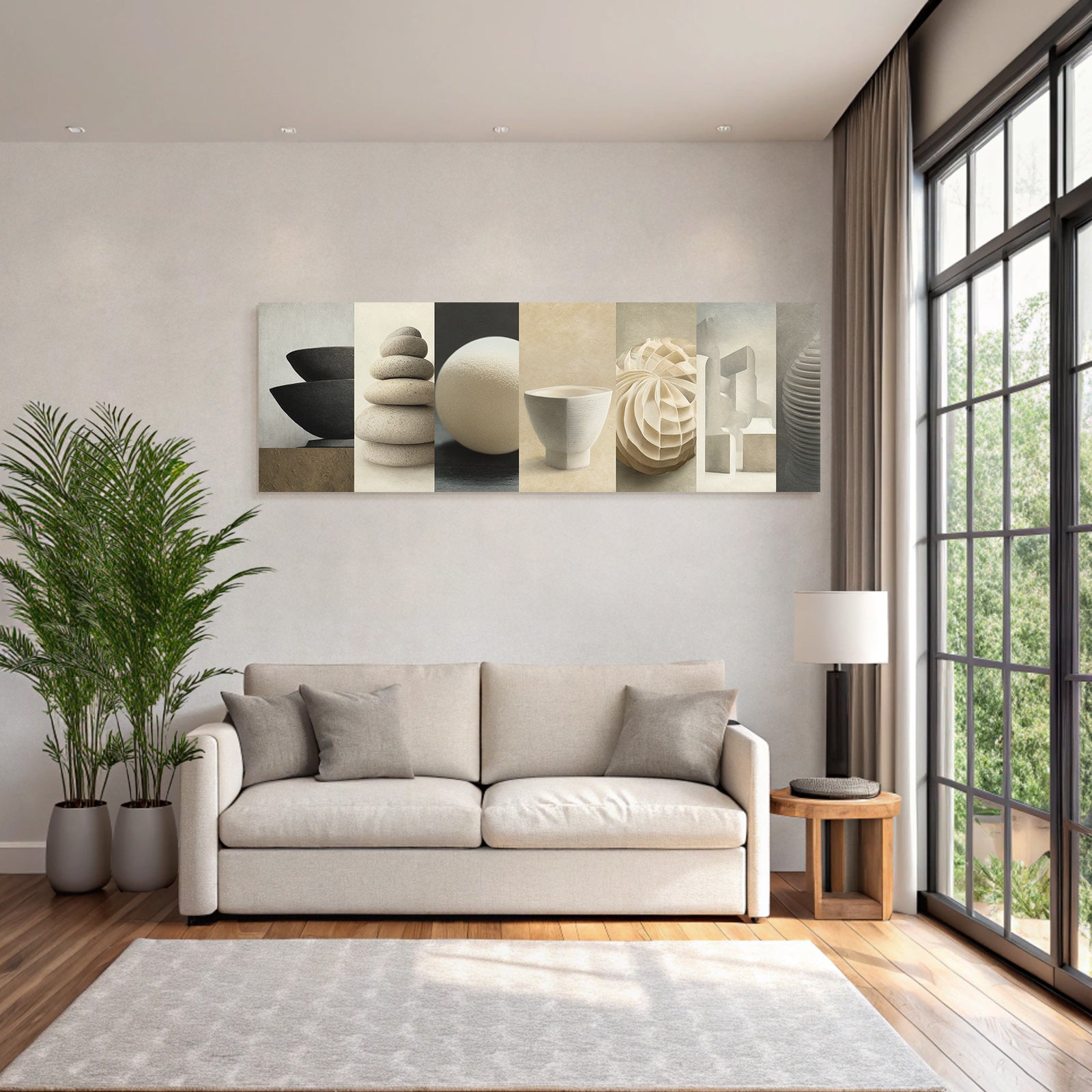 Minimalistische Und Abstrakte Objekte Harmonie Fom Balance