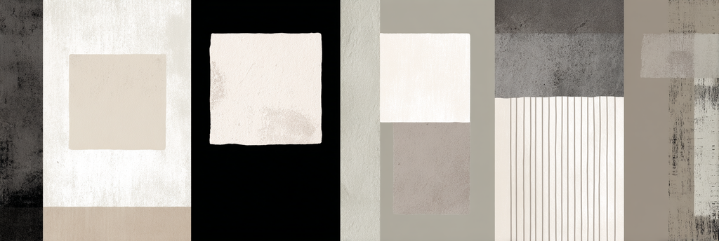 Moderne Abstrakte Design Vertikale Panele Neutrale Toene 1030 | Modern Basic | Einrichtungsstile