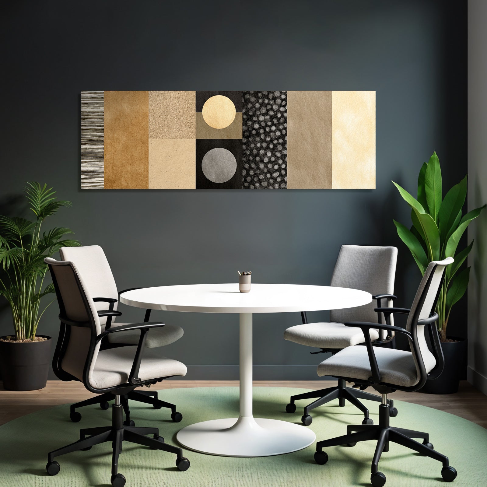 Texturierte Muster Auswahl Beige Braun Grau