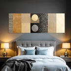 Texturierte Muster Auswahl Beige Braun Grau