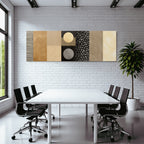Texturierte Muster Auswahl Beige Braun Grau