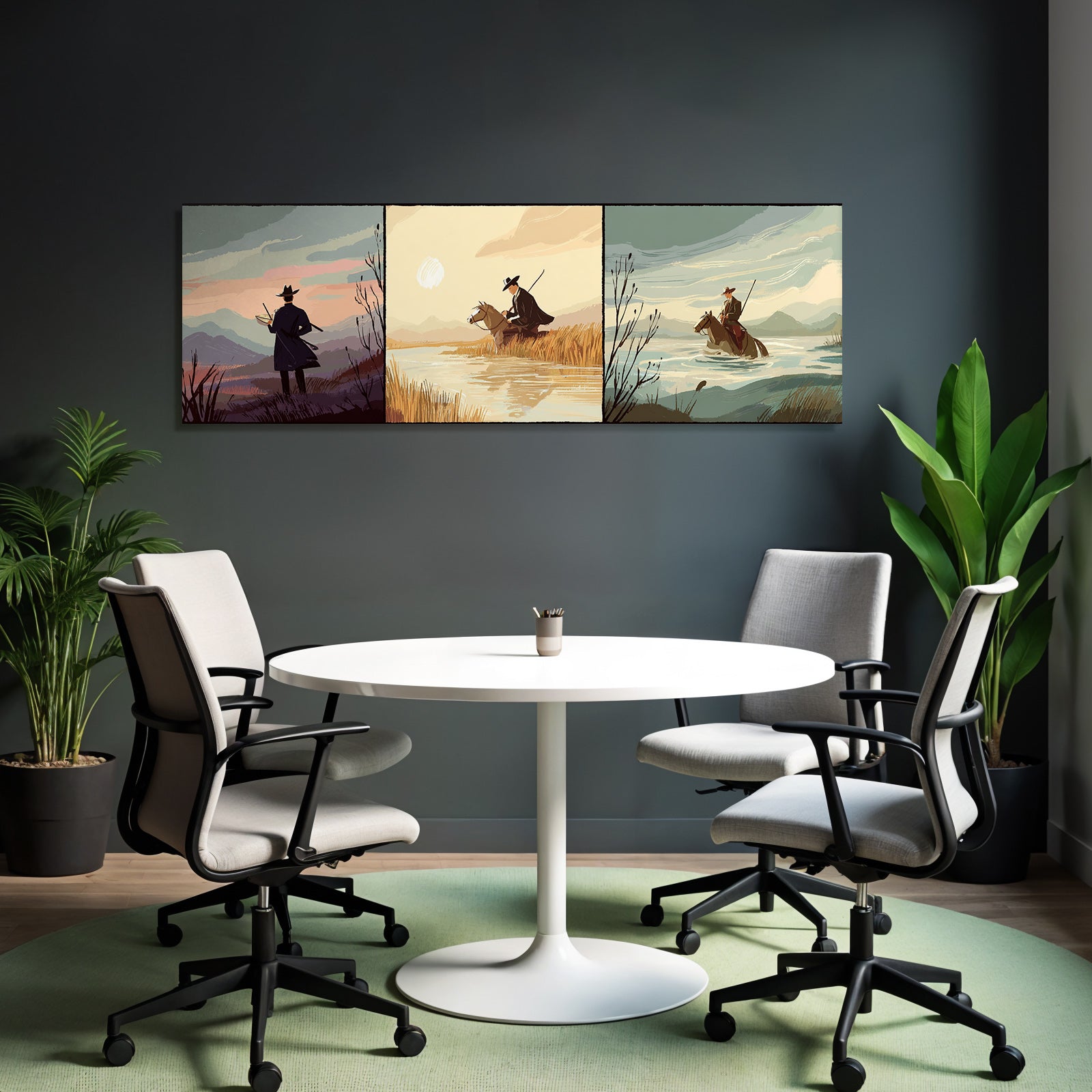 Triptychon Natur Ueberland Erkundung
