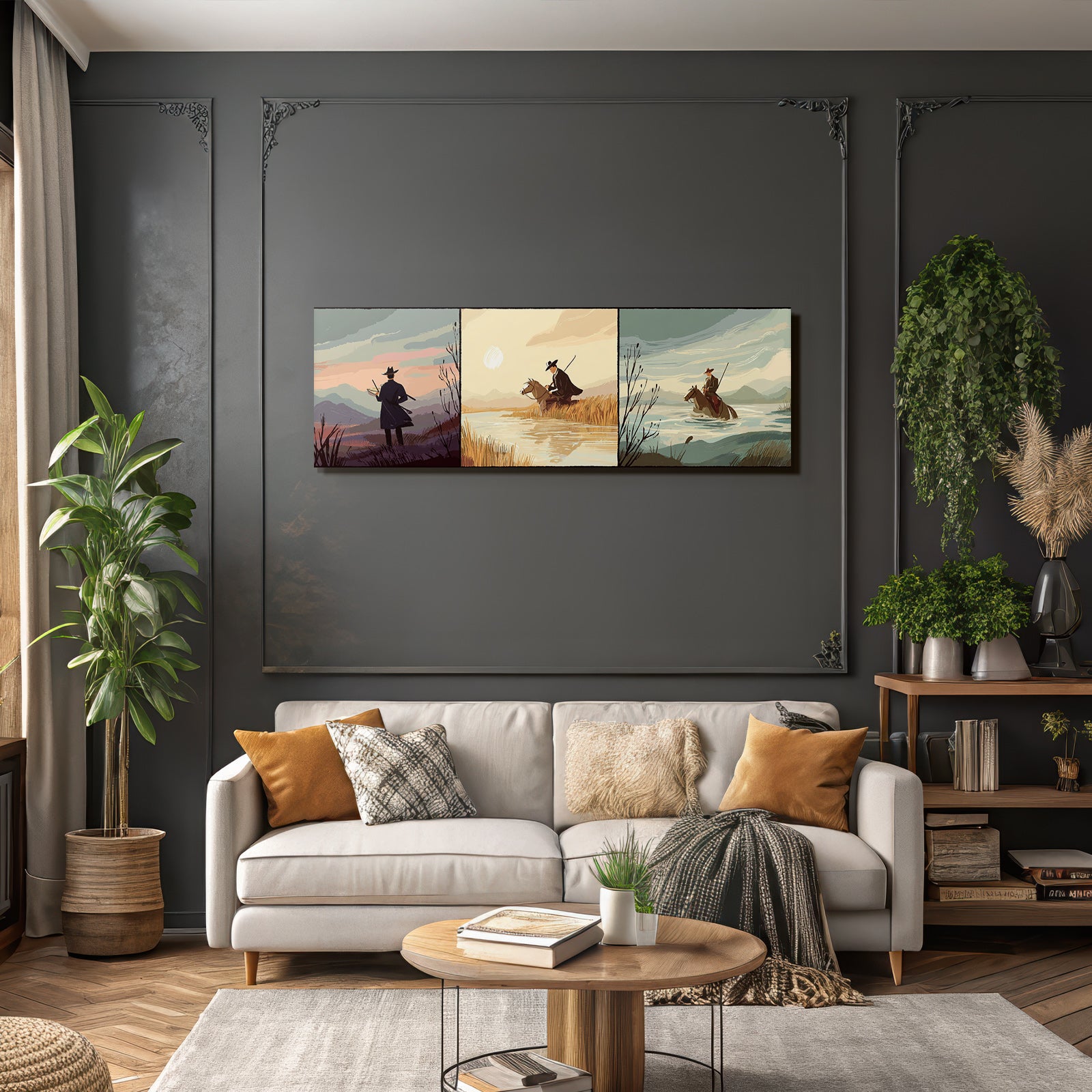 Triptychon Natur Ueberland Erkundung