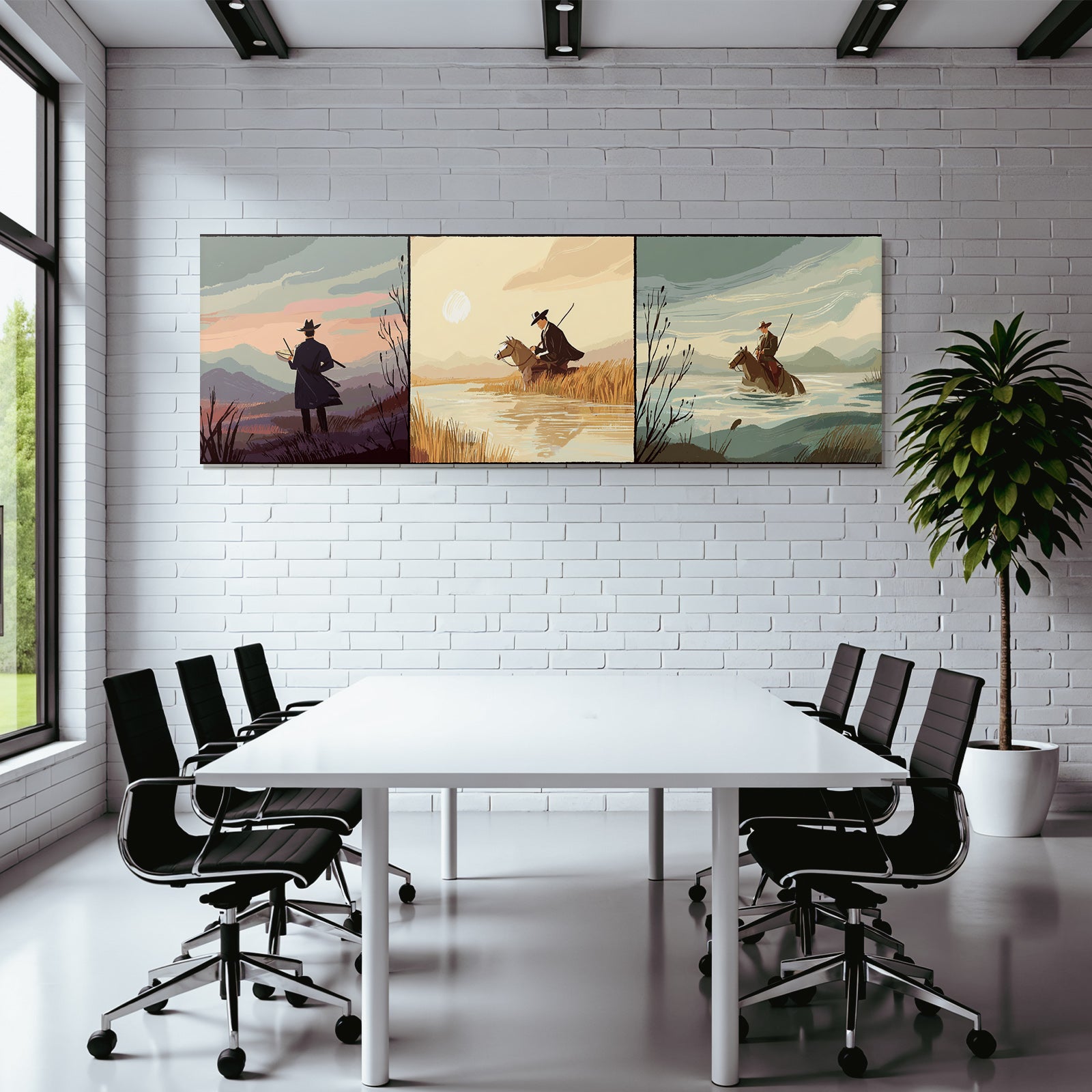 Triptychon Natur Ueberland Erkundung