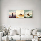 Triptychon Natur Ueberland Erkundung
