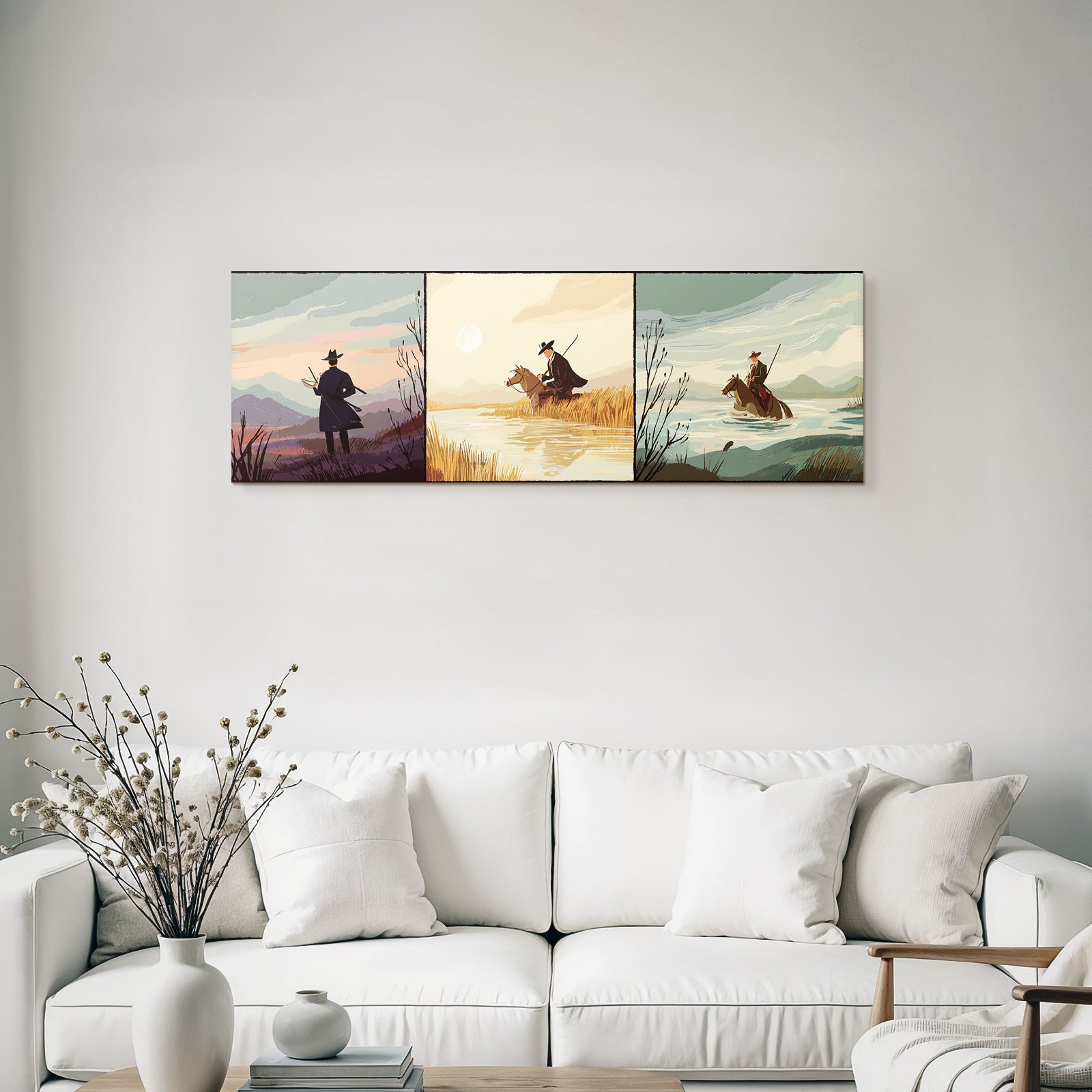 Triptychon Natur Ueberland Erkundung