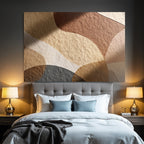Abstract Design Organische Formen Erdtoene