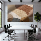 Abstract Design Organische Formen Erdtoene