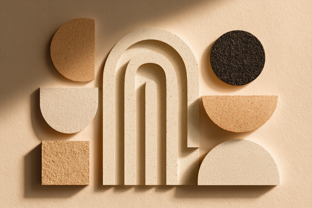 Abstracte Anordnung Geometrischer Formen Moderne Kunst | Modern Basic | Einrichtungsstile