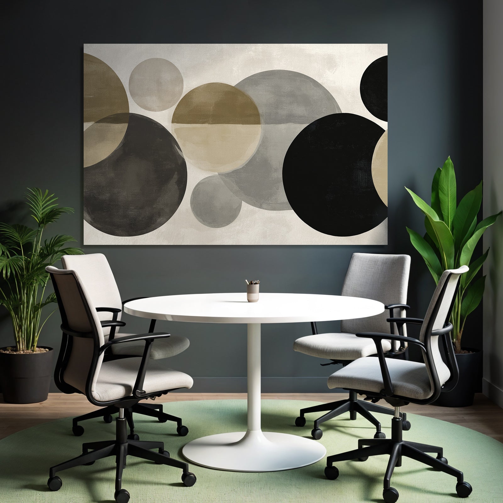 Abstracte Kreise Moderne Minimalistische Aesthetik