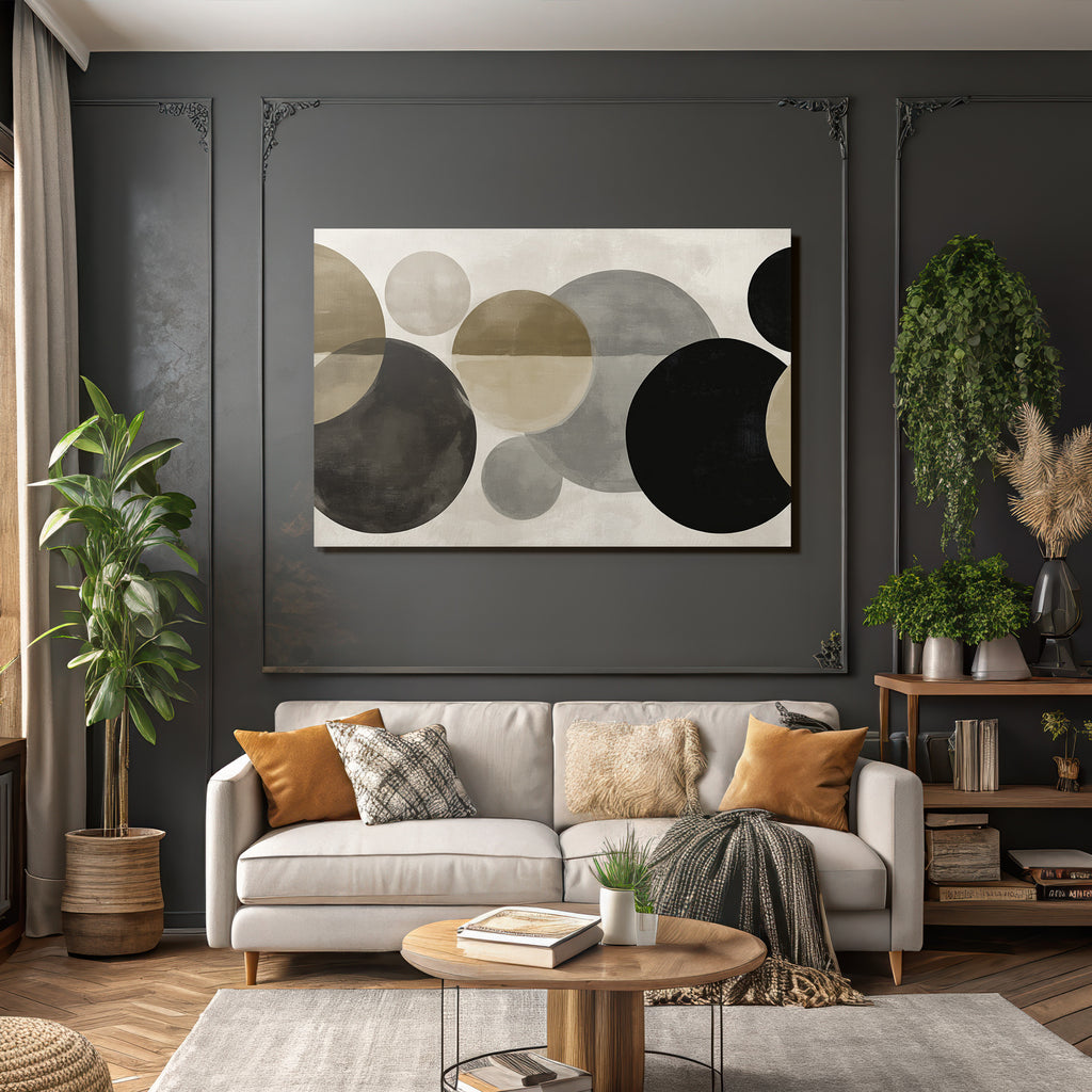 Abstracte Kreise Moderne Minimalistische Aesthetik