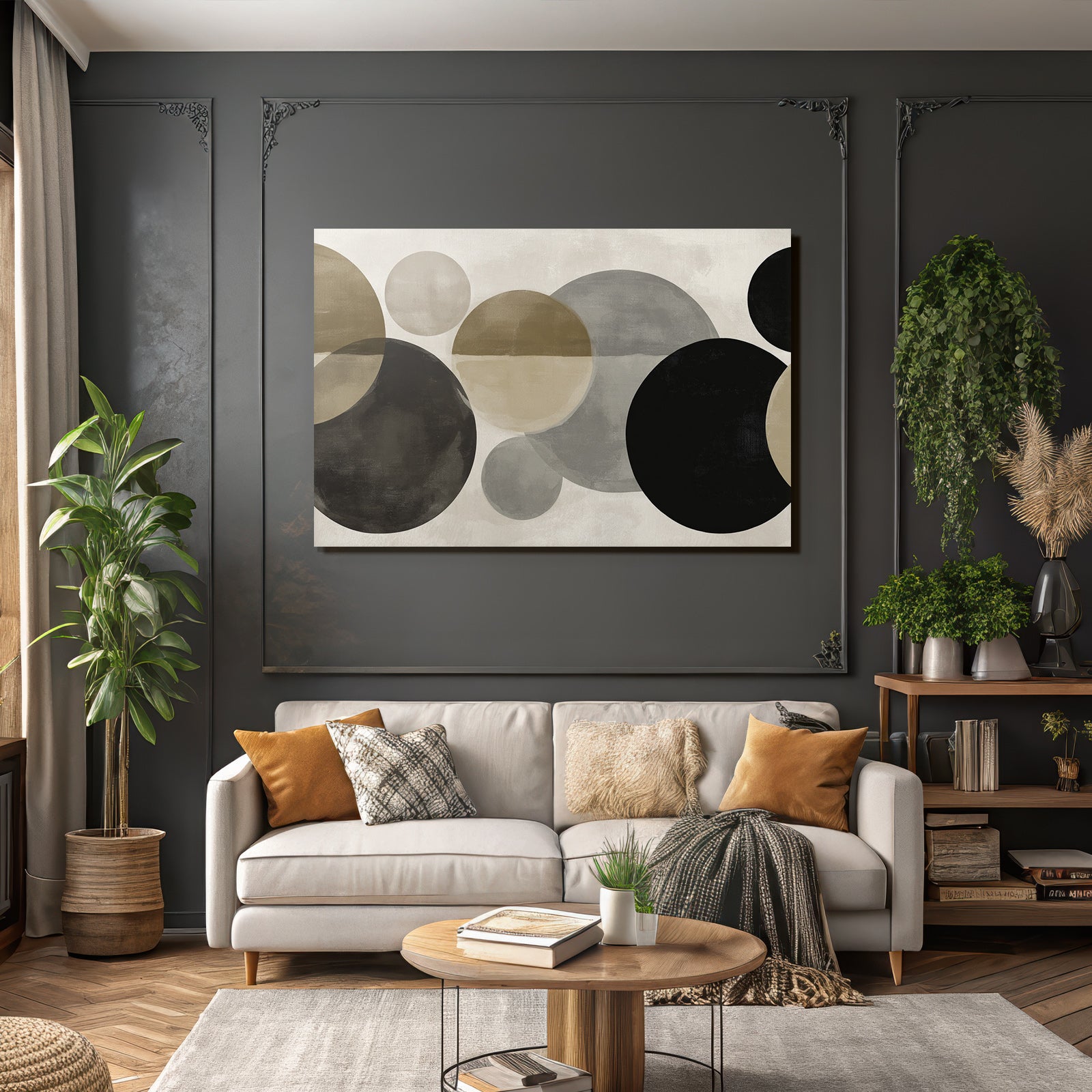 Abstracte Kreise Moderne Minimalistische Aesthetik