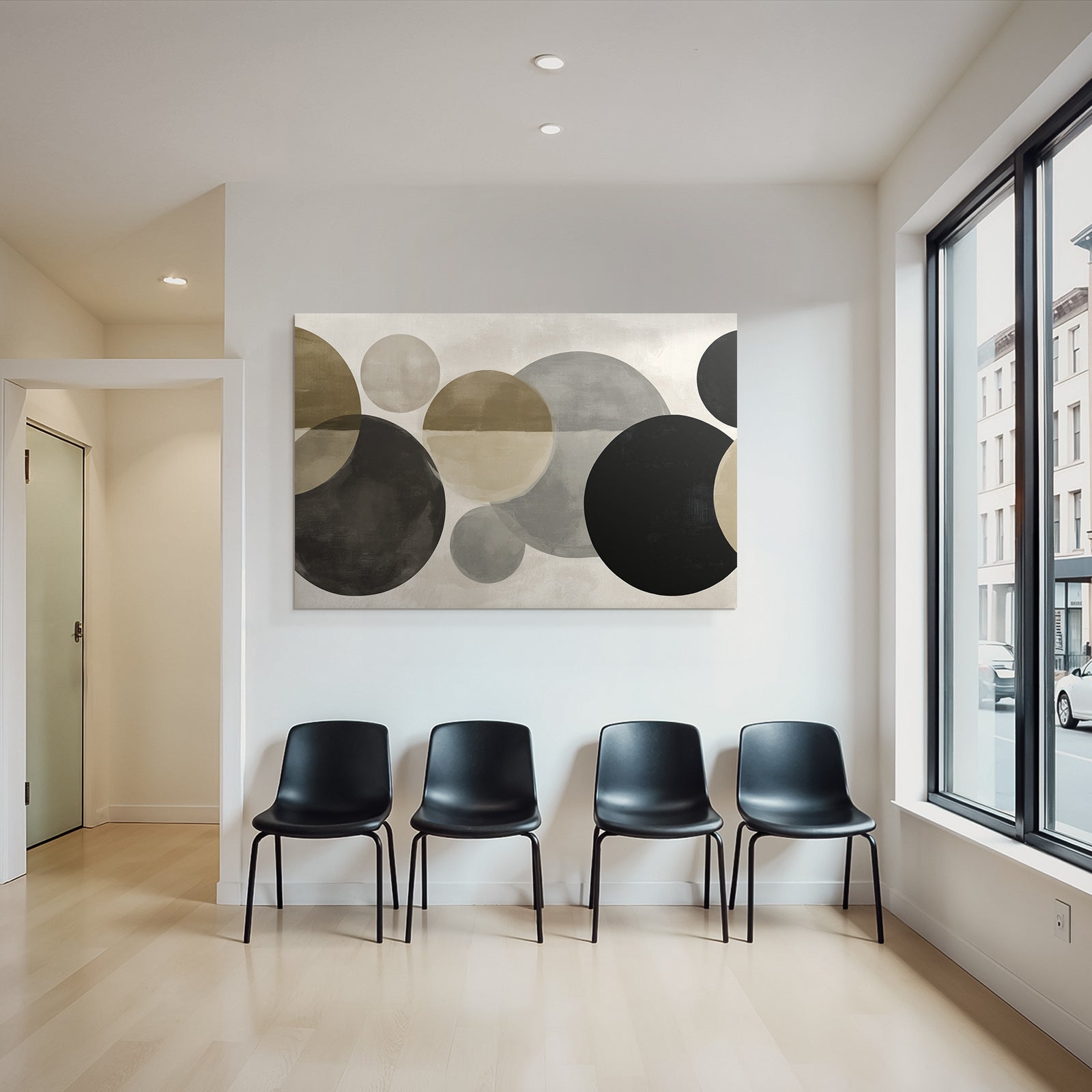 Abstracte Kreise Moderne Minimalistische Aesthetik