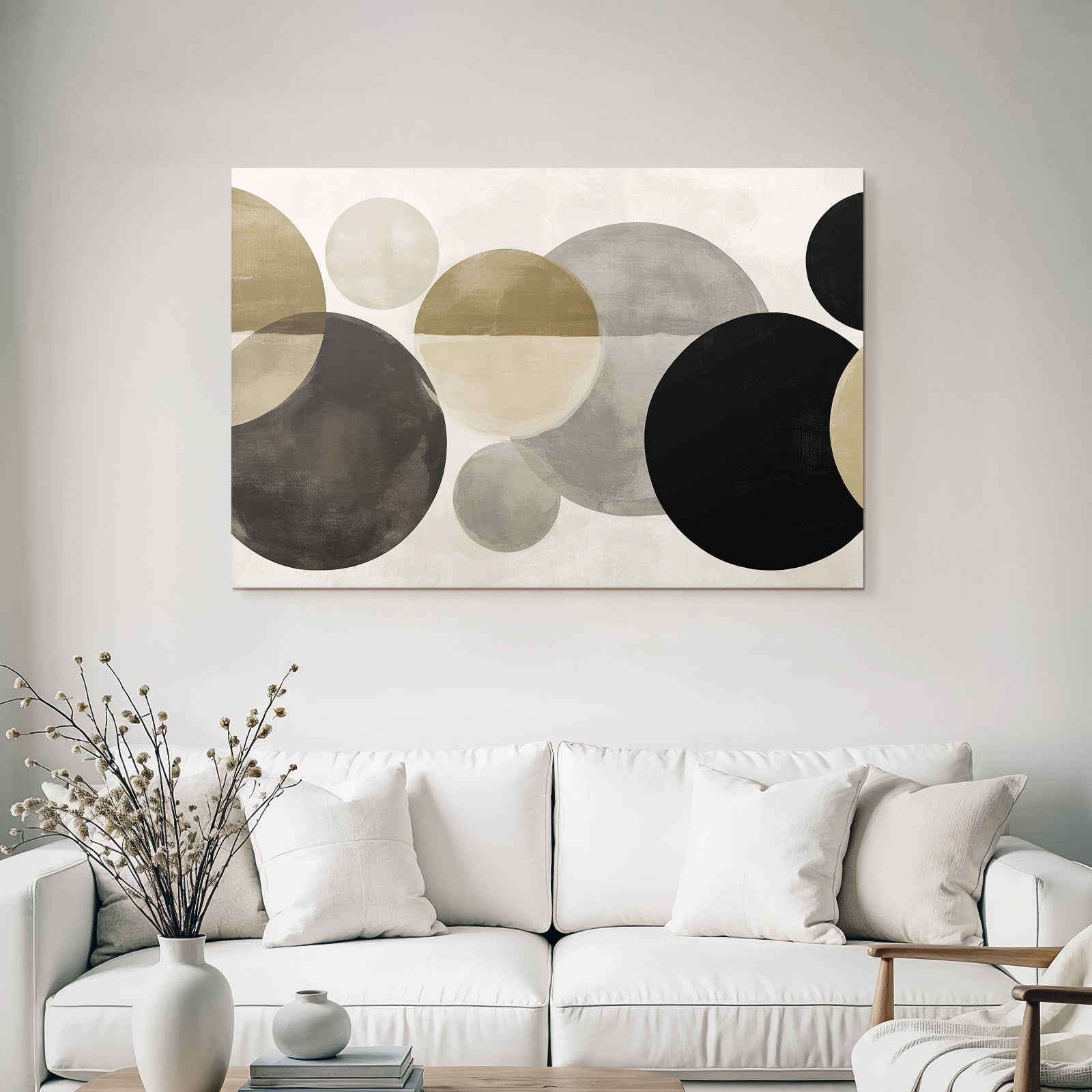 Abstracte Kreise Moderne Minimalistische Aesthetik