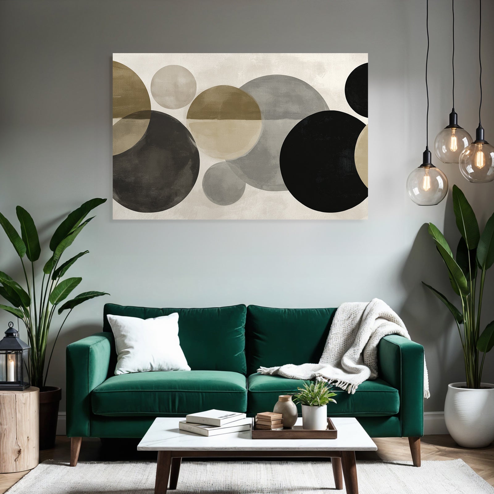 Abstracte Kreise Moderne Minimalistische Aesthetik