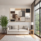 Designkonzept Materialien Und Texturen Moodboard