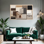 Designkonzept Materialien Und Texturen Moodboard
