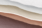 Layered Fluid Color Bands Warm Neutrals Erdtoene Wasserfarbe Art | Modern Basic | Einrichtungsstile