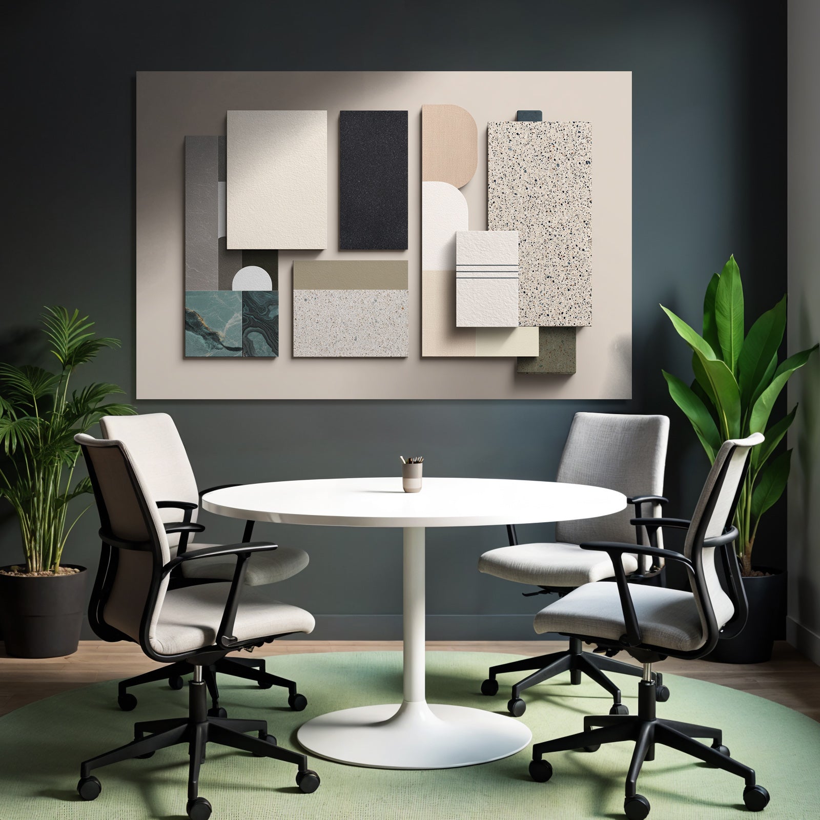 Material Proben Variationen Fuer Innenarchitektur