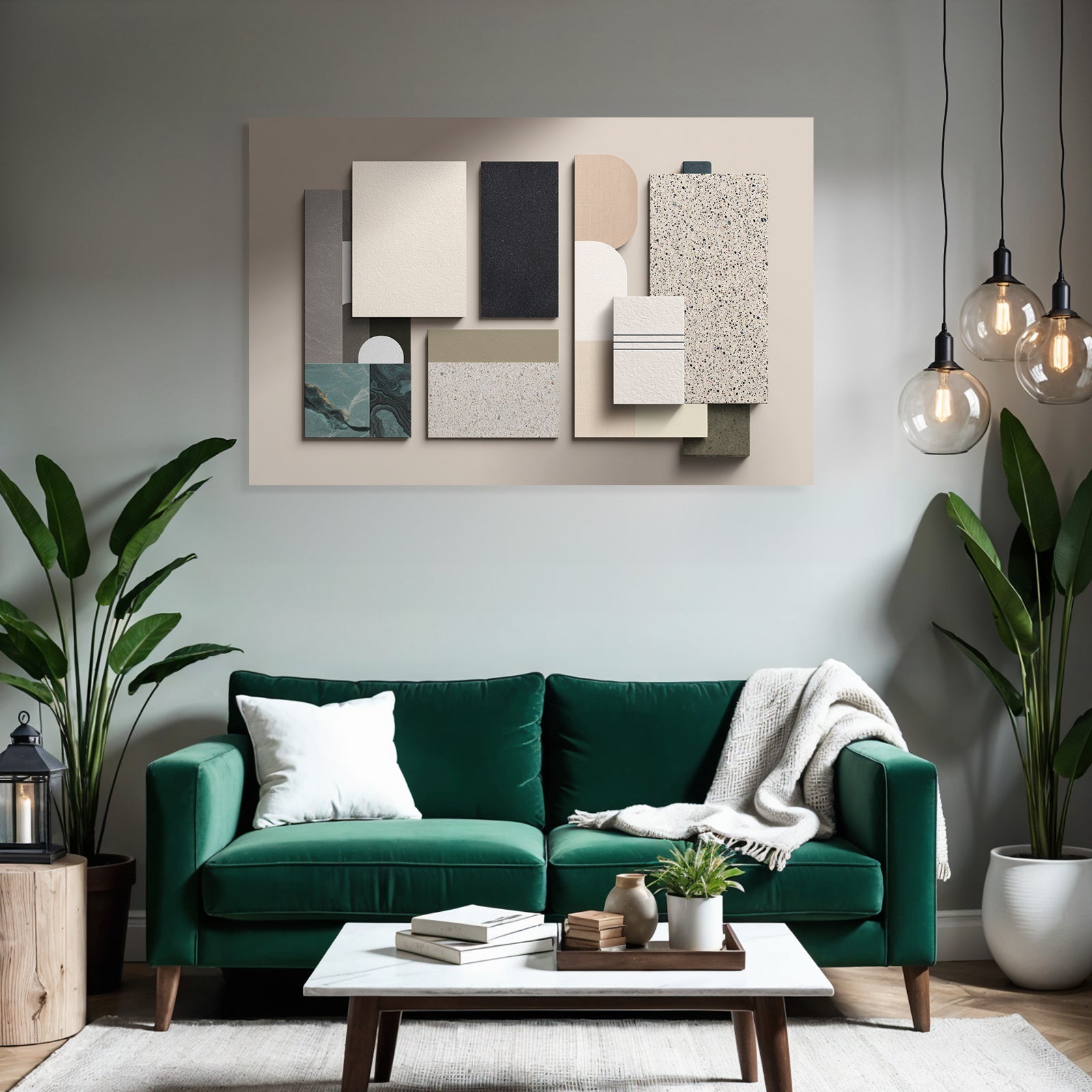 Material Proben Variationen Fuer Innenarchitektur