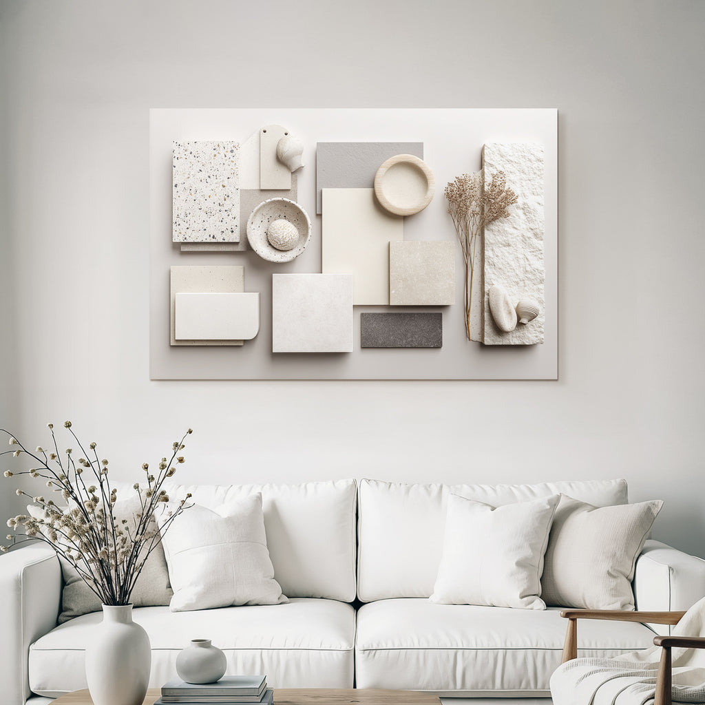 Materialien Innenarchitektur Neutrale Erde Tonpalette