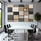 Materialproben Collage Texteuren Farben