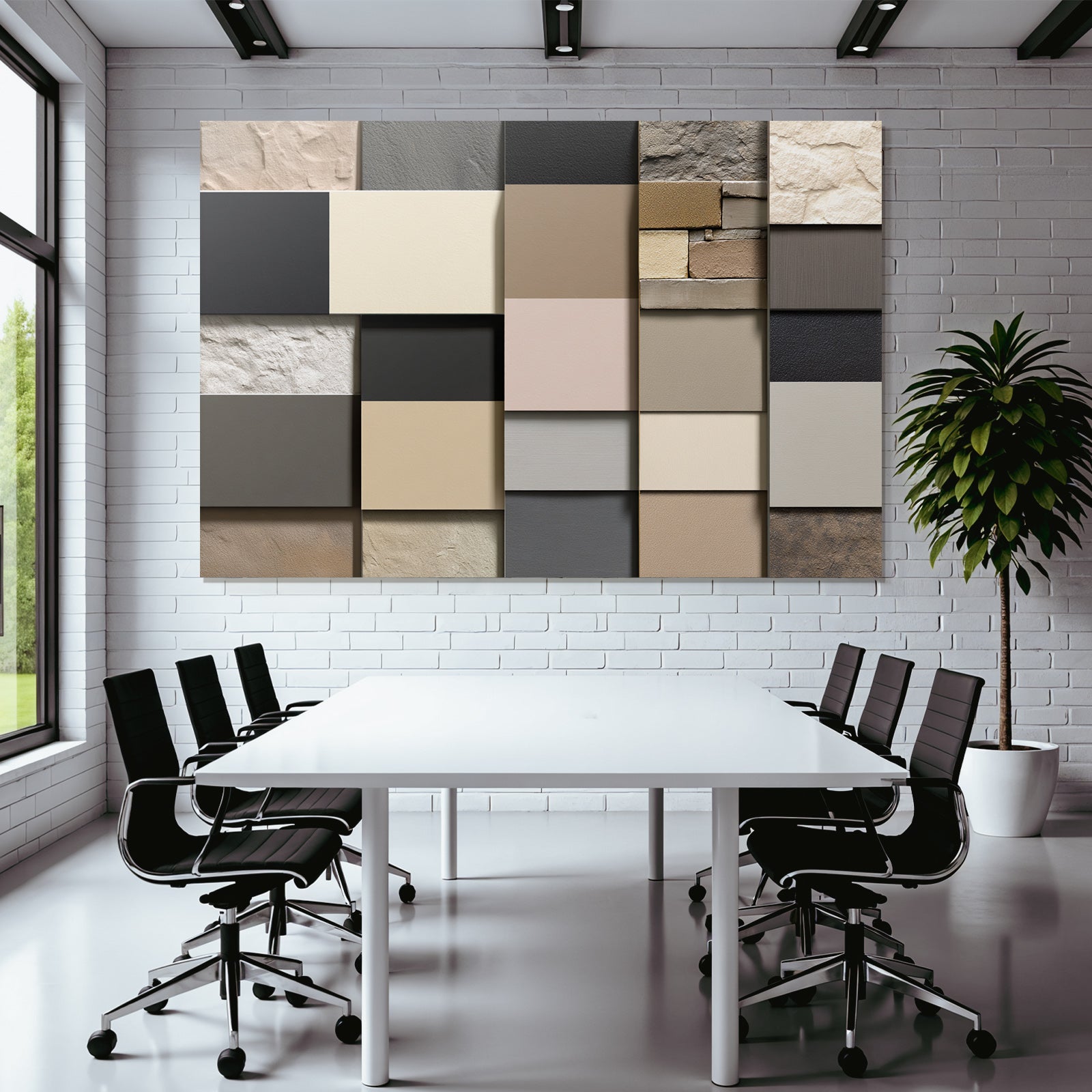Materialproben Collage Texteuren Farben