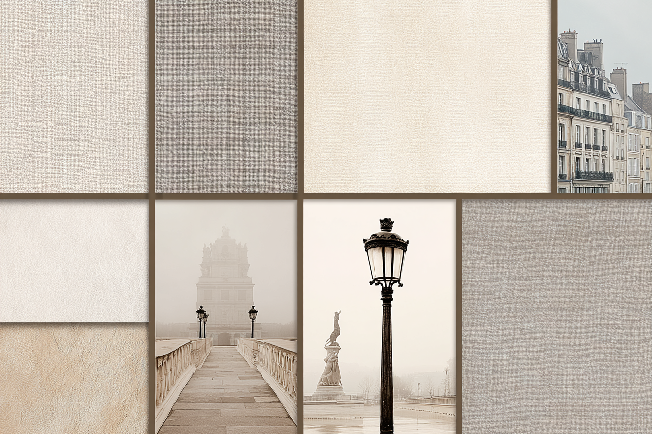 Ruhige Und Sophistizierte Collage Architektonische Elemente | Modern Basic | Einrichtungsstile