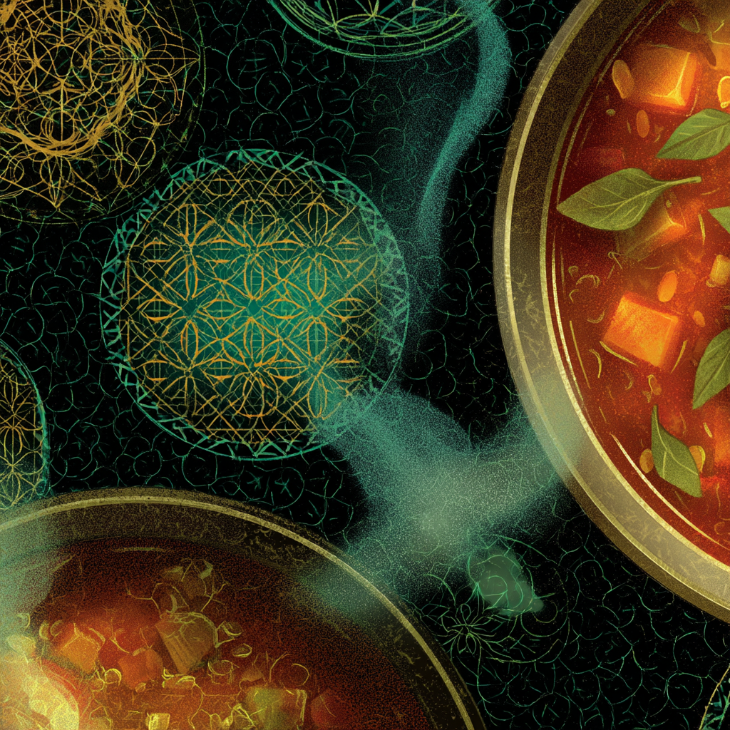 Bunte Suppen Und Geometrische Muster Kulinarische Traditionen | Orientalisch | Einrichtungsstile