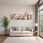 Flower Painting Soft Pastel Colors