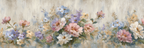 Blumengemaelde Farbenfrohe Blumen Koerniger Hintergrund | Romantisch und Landhaus | Einrichtungsstile