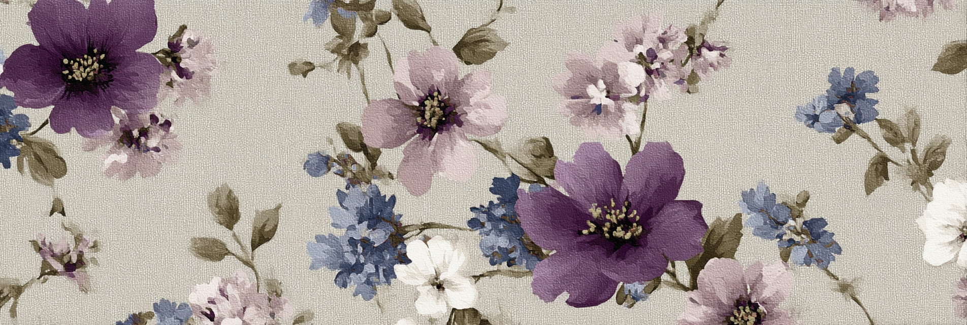 Blumenmuster Weich Kunststil | Romantisch und Landhaus | Einrichtungsstile
