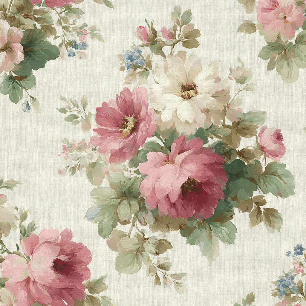 Blumendesign Helles Hintergrund | Romantisch und Landhaus | Einrichtungsstile
