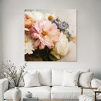 Blumenstrauss Pastellfarben Weichtexturiert