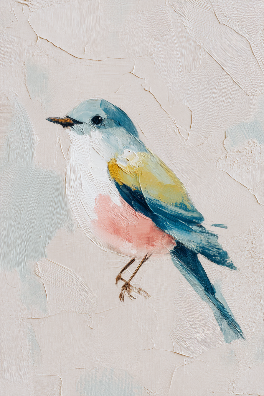Skandenavisch Kleines Vogel Texturiert Stil | Skandinavisch | Einrichtungsstile