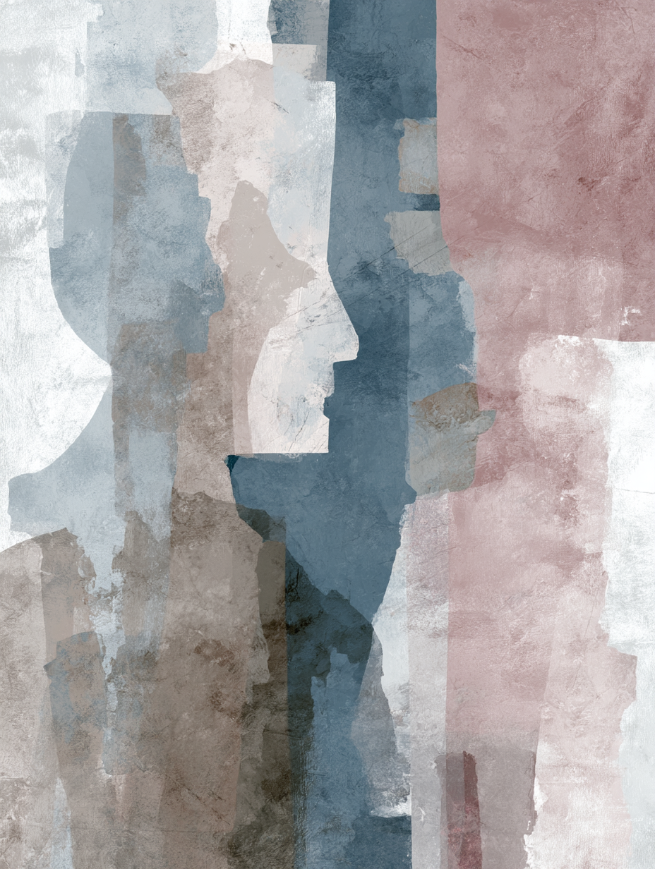 Abstrakte Darstellung Farben Formen Silhouette | Skandinavisch | Einrichtungsstile