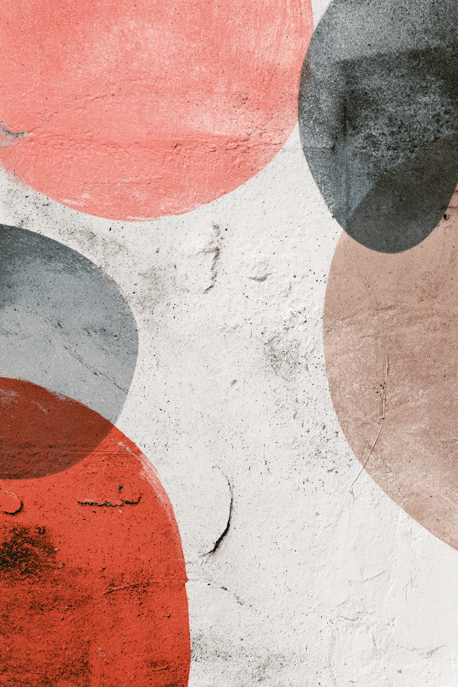 Abstraktes Design Formen Farben Texturiert Hintergrund | Skandinavisch | Einrichtungsstile